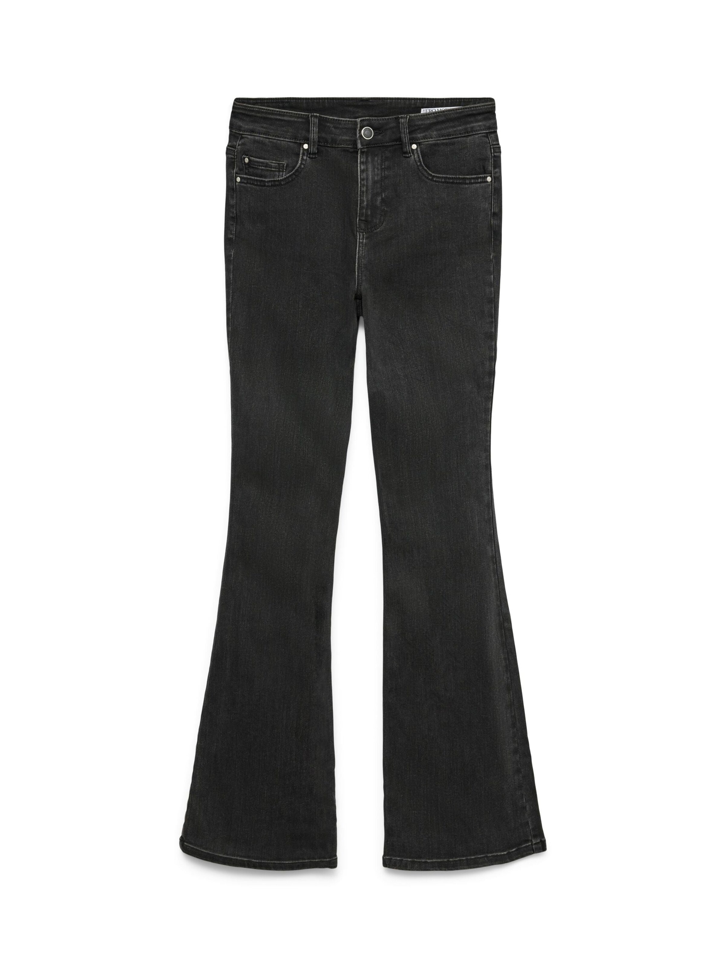 évasé Jean VERO MODA en noir : devant