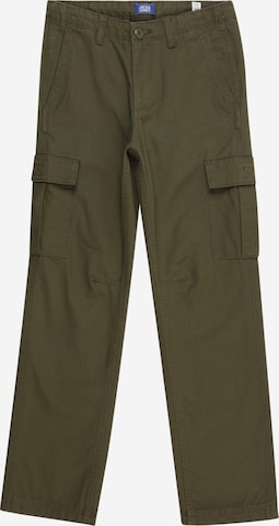 Wide leg Pantaloni 'Kane Barkley' di Jack & Jones Junior in verde: frontale