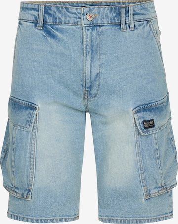 Petrol Industries Regular Cargofarkut värissä sininen: etupuoli