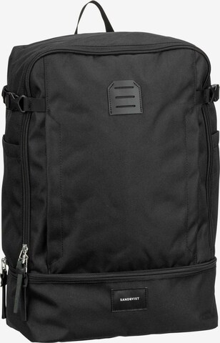 SANDQVIST Backpack 'Alde Backpack' in Black: front