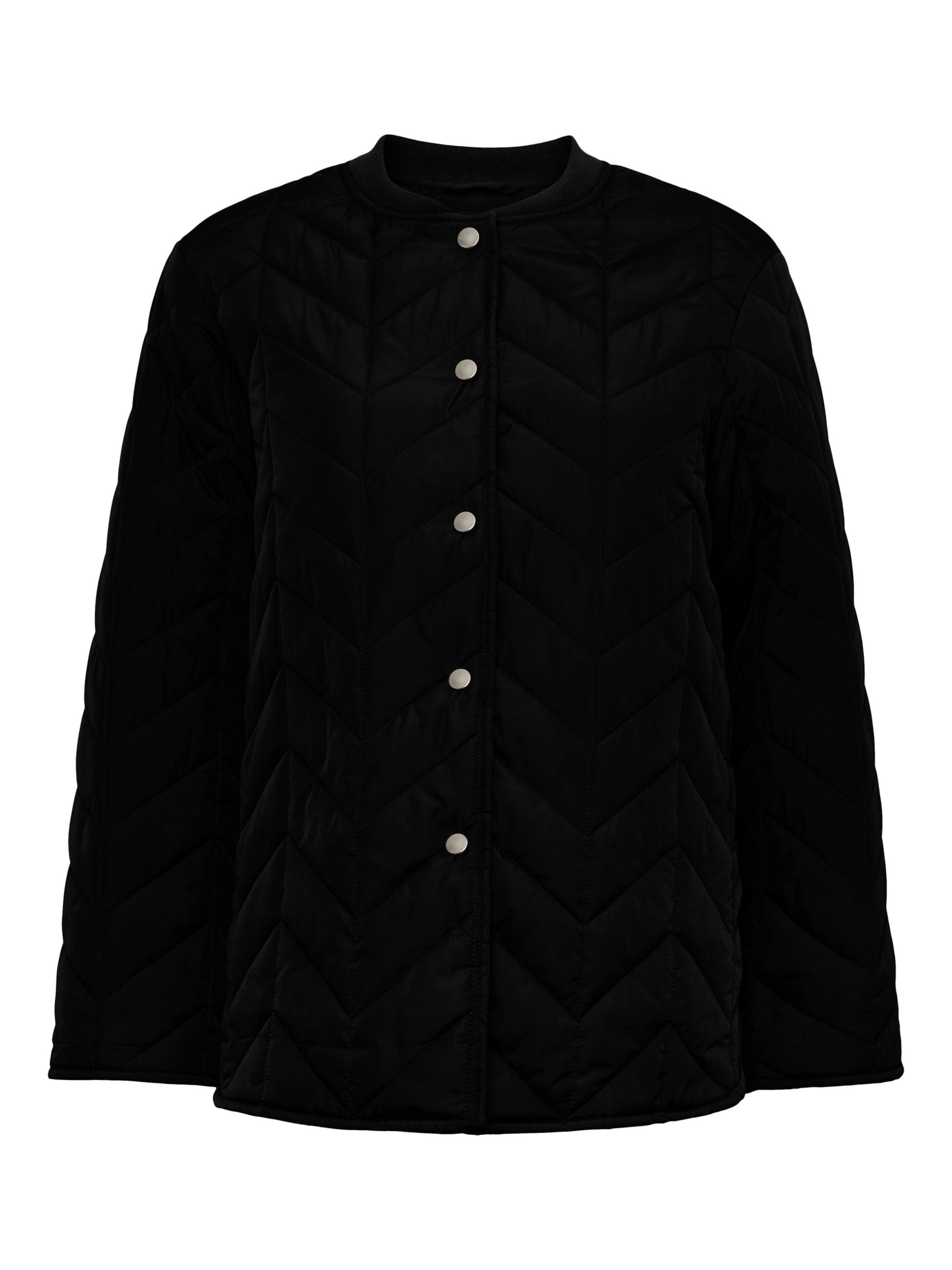 PIECES - Chaqueta de entretiempo 'FAWN' en negro: frente