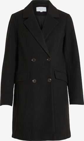 VILA Between-Seasons Coat 'VILUNNA' in Black: front