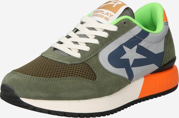 REPLAY Sneakers in Green: front