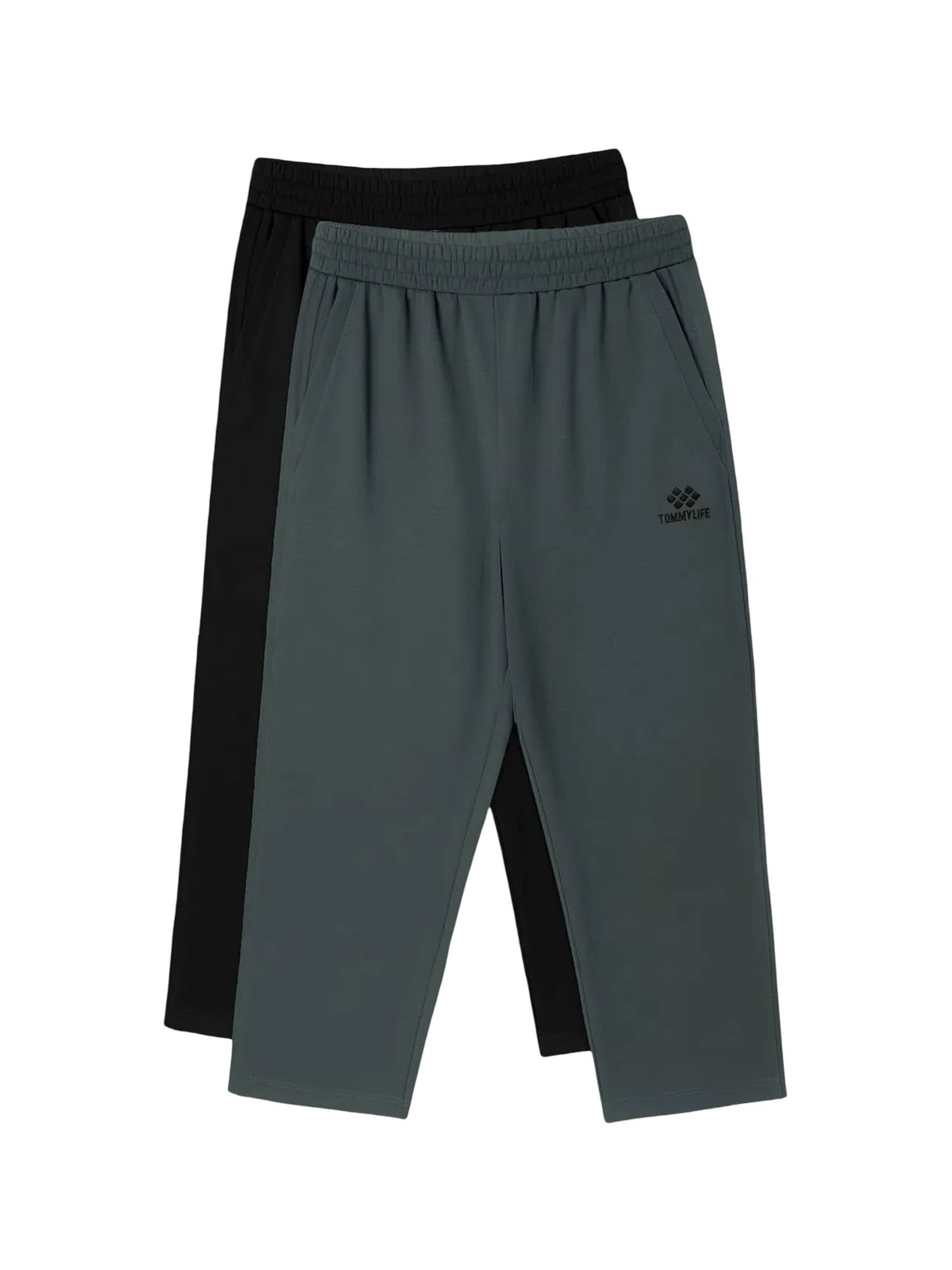 Pantalon de sport Tommy Life en noir : devant