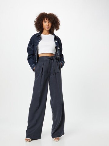 JOOP! Wide leg Pleat-front trousers in Blue