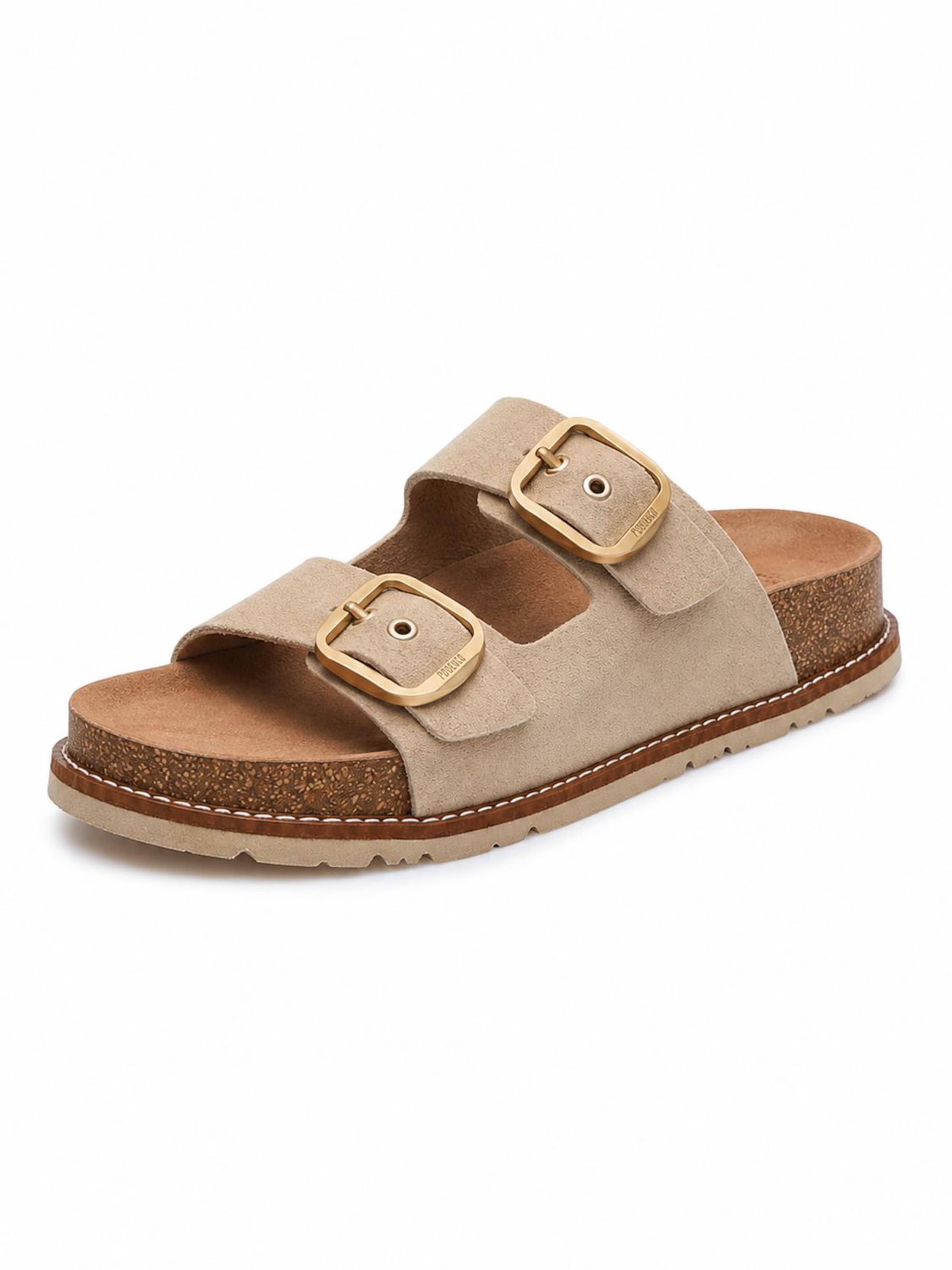 Koala Bay Pantolette 'Sintran'‌‌‌‌ in Beige: Vorderseite