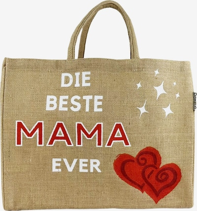 DOMELO Strandtasche 'Domelo' in beige, Produktansicht