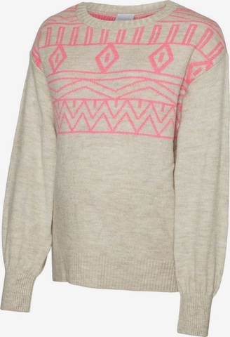 Pullover di MAMALICIOUS in grigio: frontale