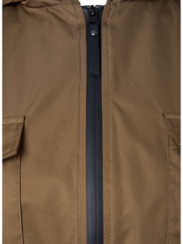 Zizzi Funkcionalna jakna 'CINDY' | rjava barva