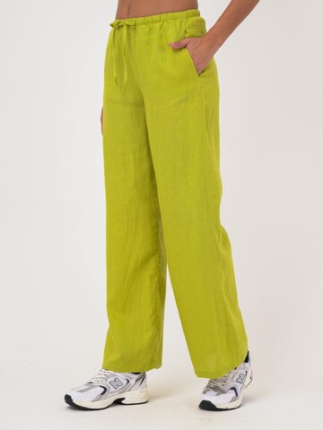 FRESHLIONS Wide Leg Hose 'Livia' in Grün