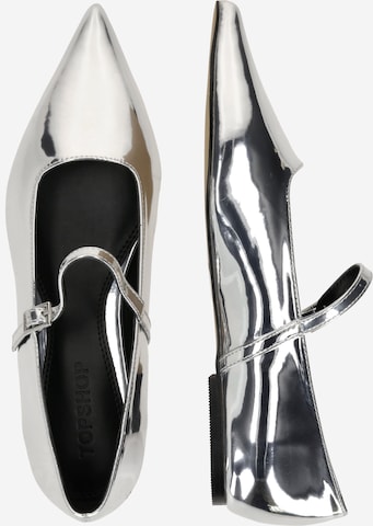 TOPSHOP Remballerina 'Ava' i silver