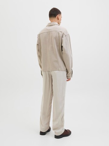Loosefit Pantalon à plis 'JPSTKarl Skye' JACK & JONES en gris