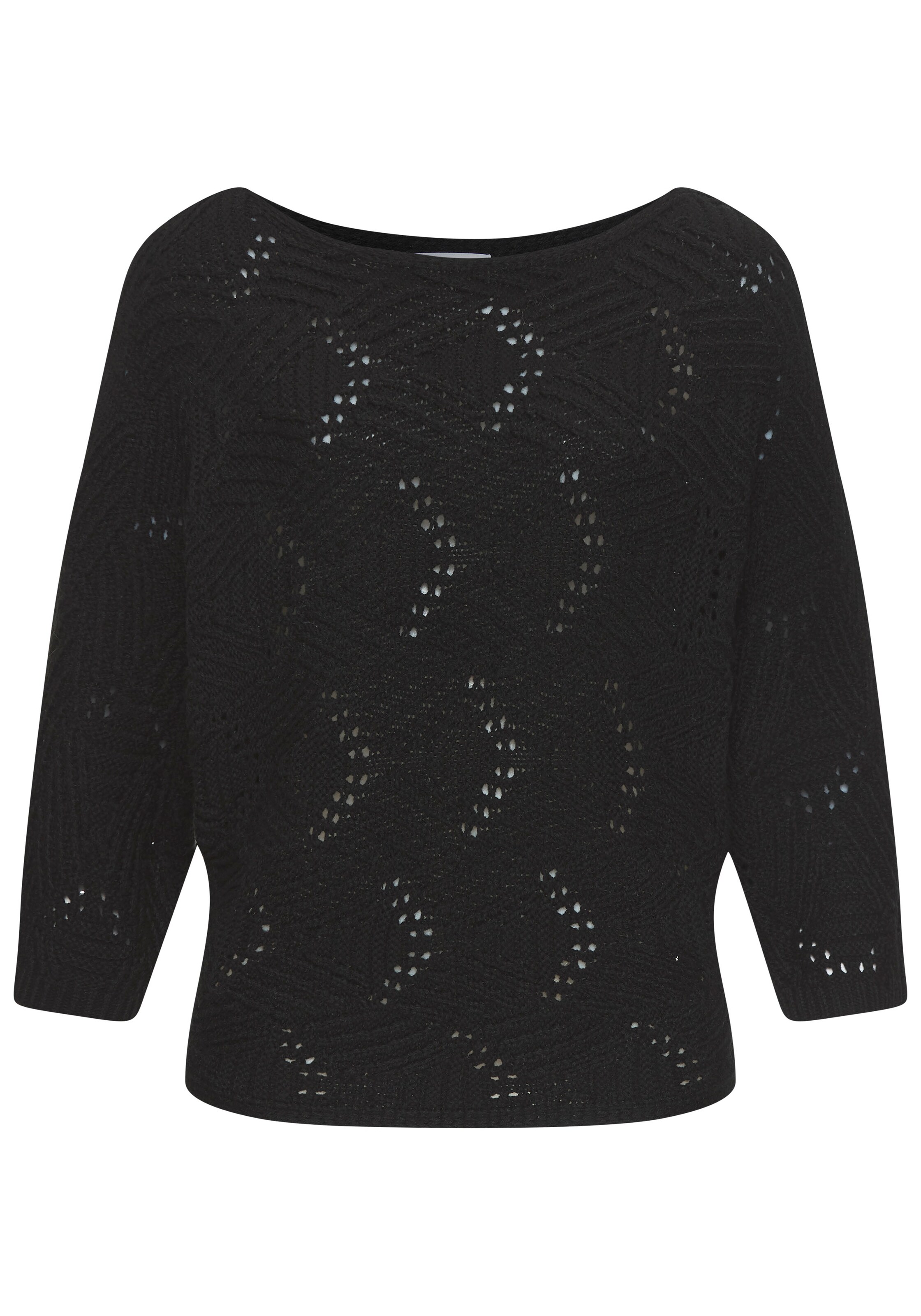 LASCANA Pullover in Schwarz: Vorderseite
