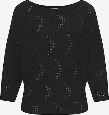 LASCANA Pullover in Schwarz: Vorderseite