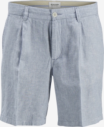 JACK & JONES Regular Pleated Pants 'ACE CAIRO' in Blue: front