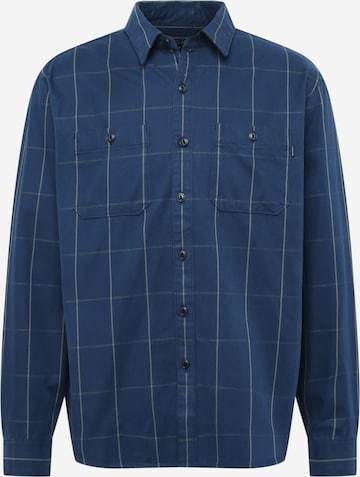 Dockers Regular fit Button Up Shirt in Blue: front