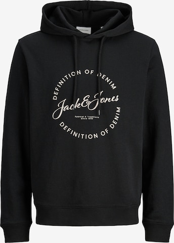 Jack & Jones Plus Sweatshirt 'JJGRAYSON' in Black: front