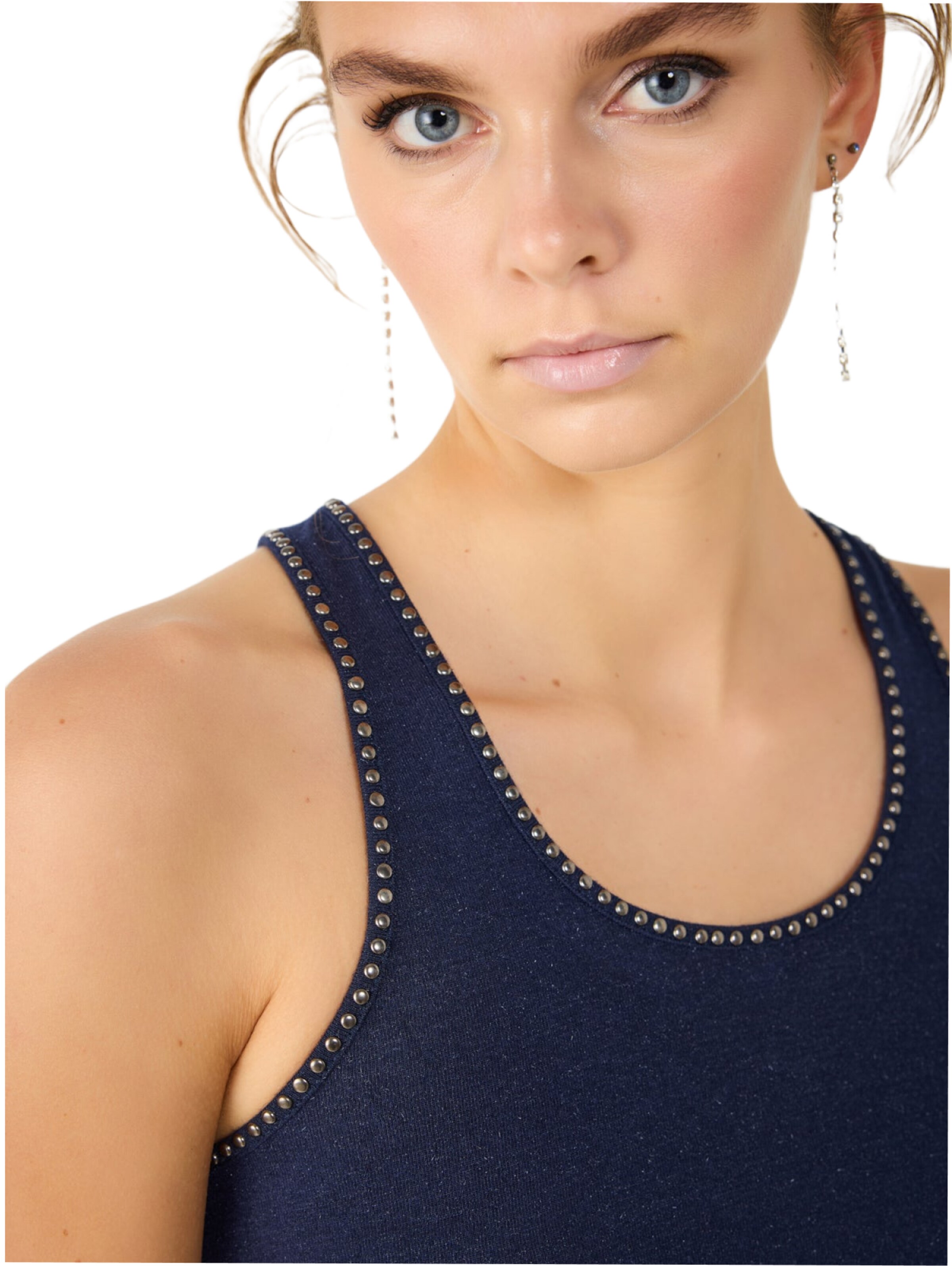 No Matter What Top in Blue