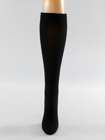 Millo Knee High Socks 'Cottom Comfort' in Black