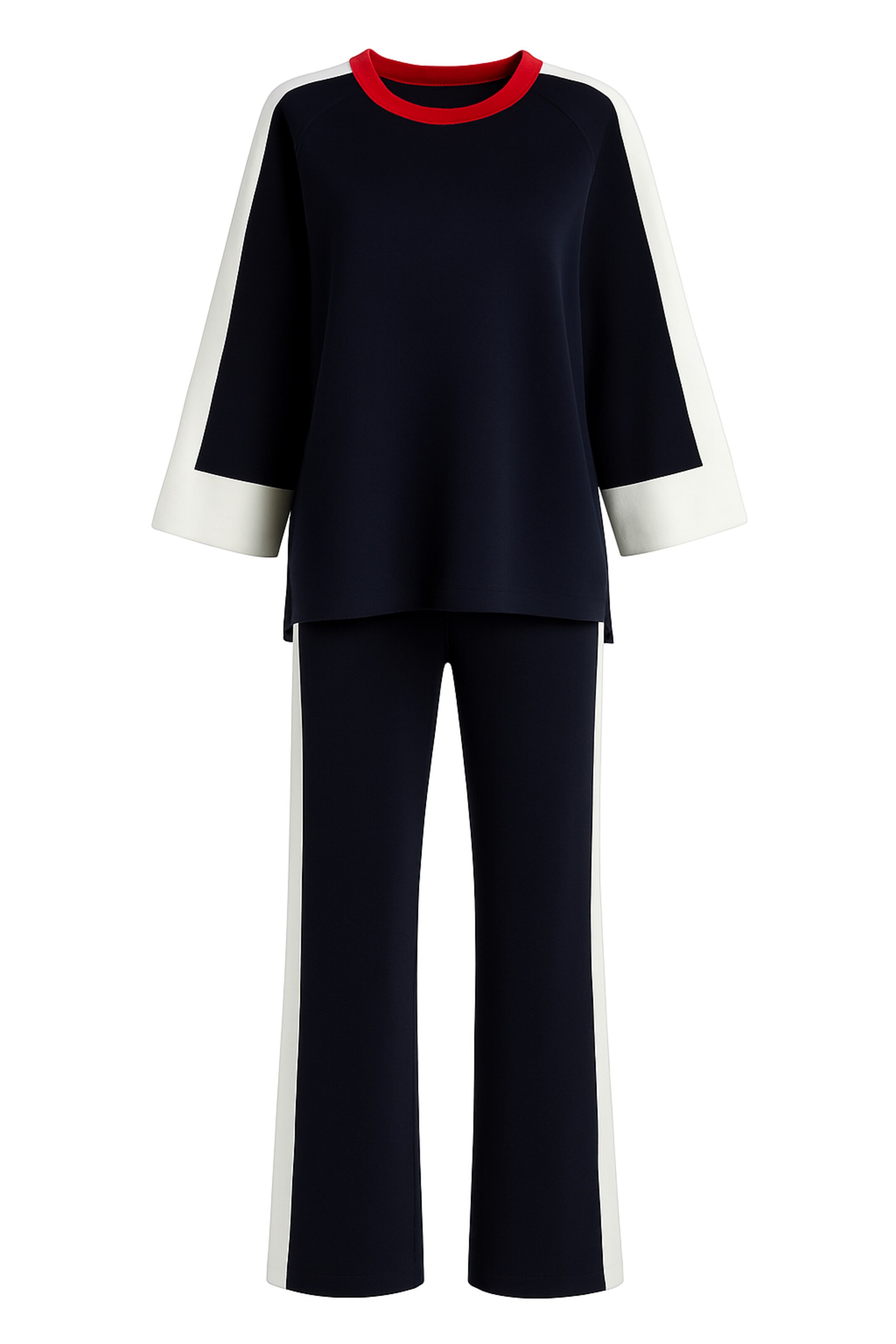 WOMAN VISION Broekpak in Blauw: voorkant