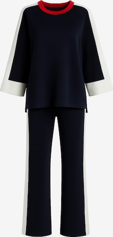 WOMAN VISION Hosenanzug in Schwarz: Vorderseite