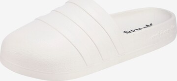 ADIDAS ORIGINALS Mules 'Adifom Adilette' in White: front