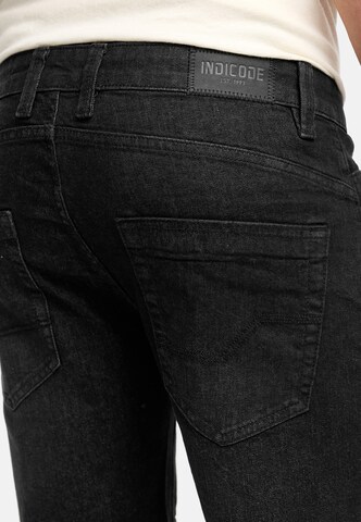 Coupe slim Jean 'Fly' INDICODE JEANS en noir