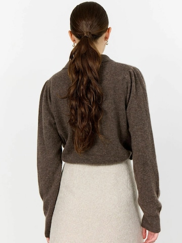 Levete Room Cardigan 'Eloise' i brun