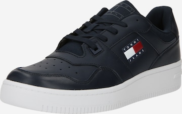 Tommy Jeans - Zapatillas deportivas bajas 'RETRO BASKET ESS' en azul: frente