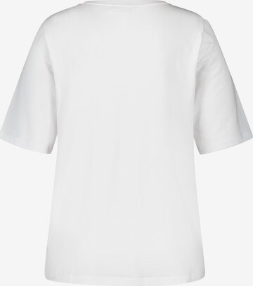 SAMOON T-shirt i vit