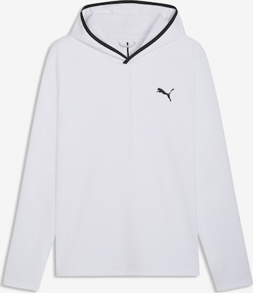 PUMA Sports sweatshirt 'Cloudspun' in White: front