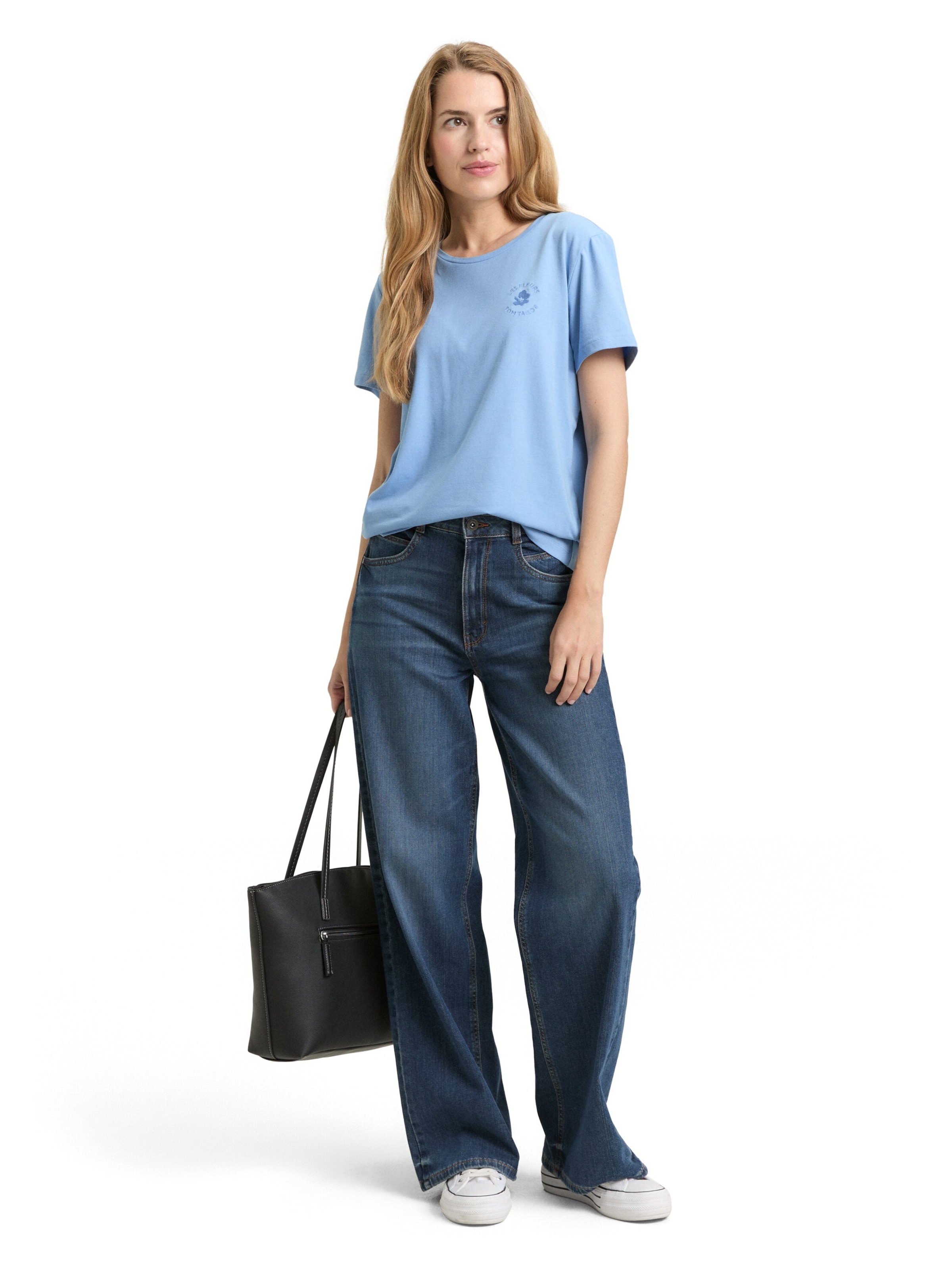 TOM TAILOR Tričko - Modrá