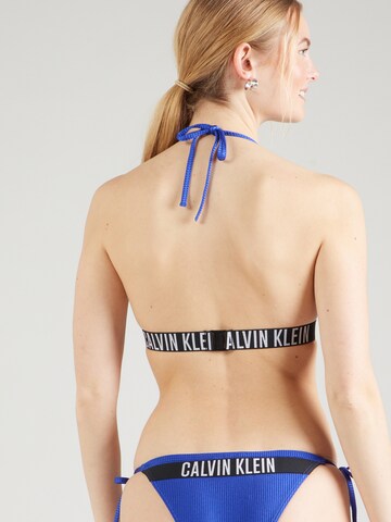 Triangle Hauts de bikini Calvin Klein Swimwear en bleu