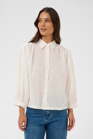 Kaffe Blouse 'KAgabriela' in Wit: voorkant