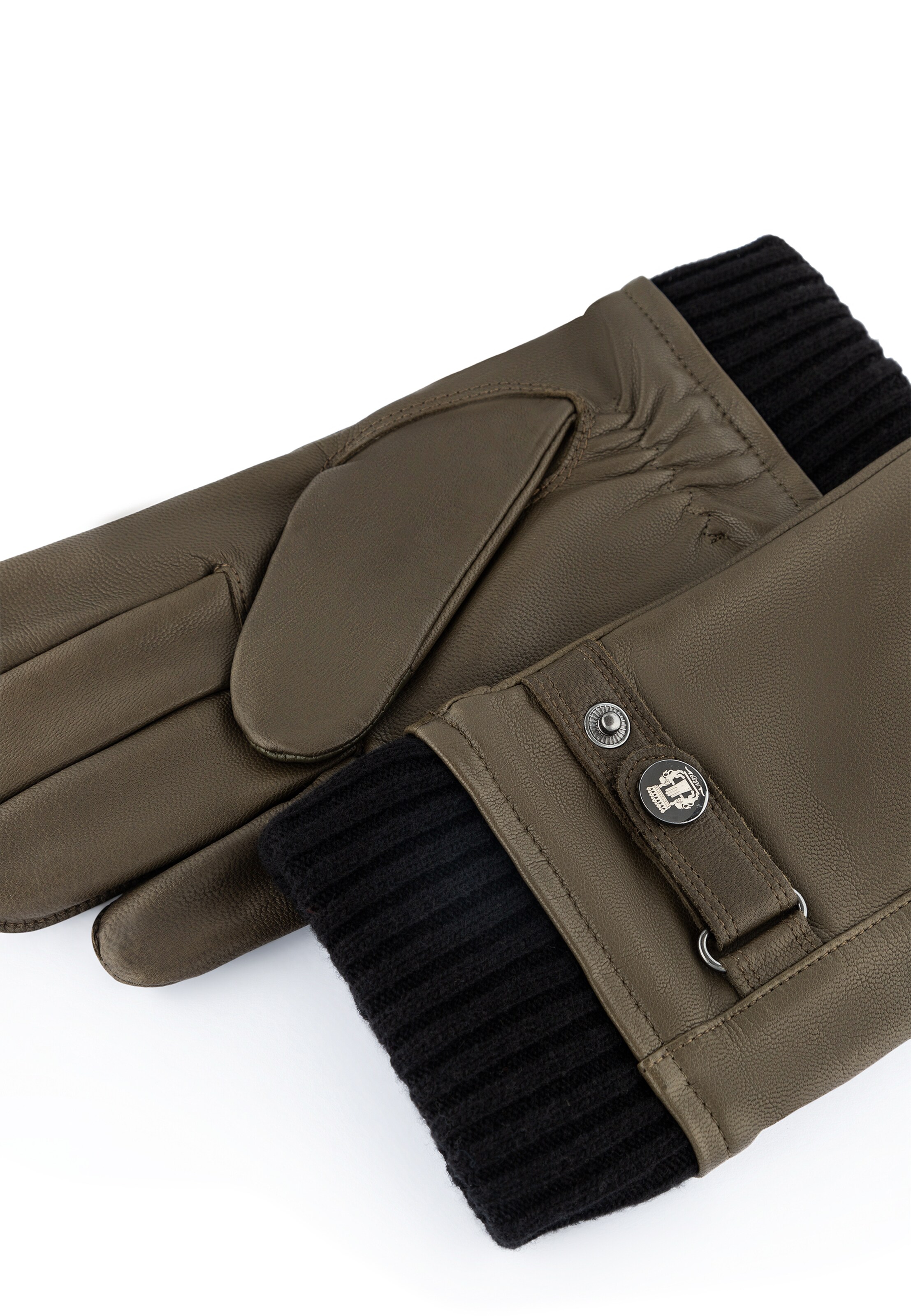 Roeckl Full finger gloves 'DAHLEN TOUCH' in Green