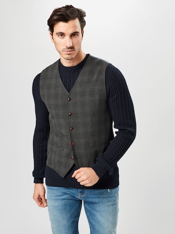 JACK & JONES Vest in Grey: front