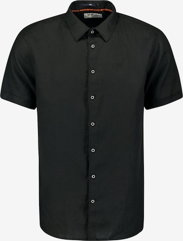 Coupe regular Chemise No Excess en noir : devant