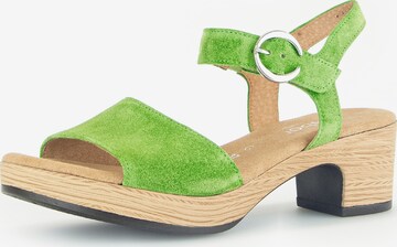 GABOR Sandals in Green: front