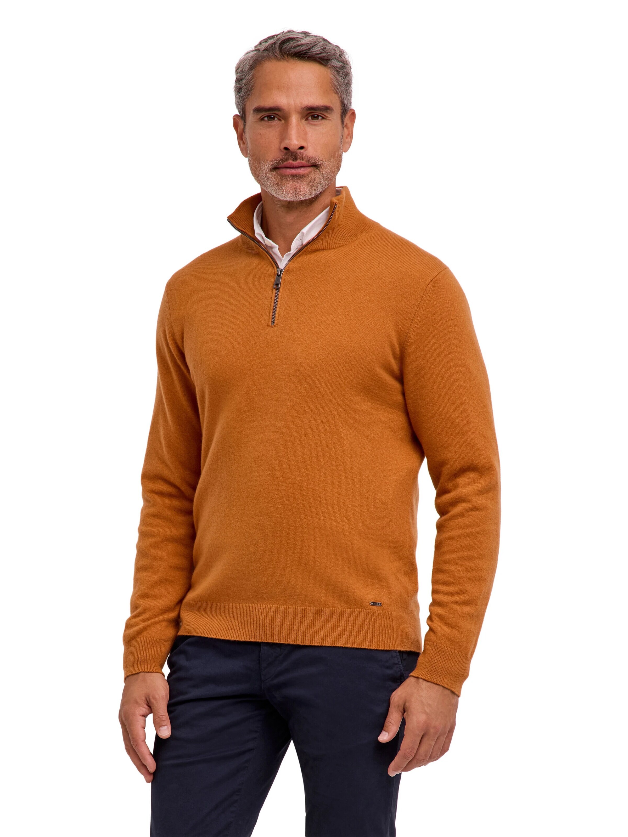 FALKE Pullover 'Pure Cashmere'‌‌ in Braun: Vorderseite