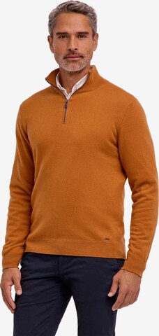 FALKE Pullover 'Pure Cashmere' in Braun: Vorderseite