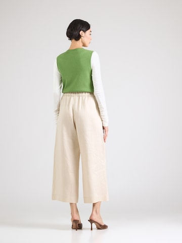 MM by Max Mara Bő szár Nadrág 'LCANNETI' - fehér