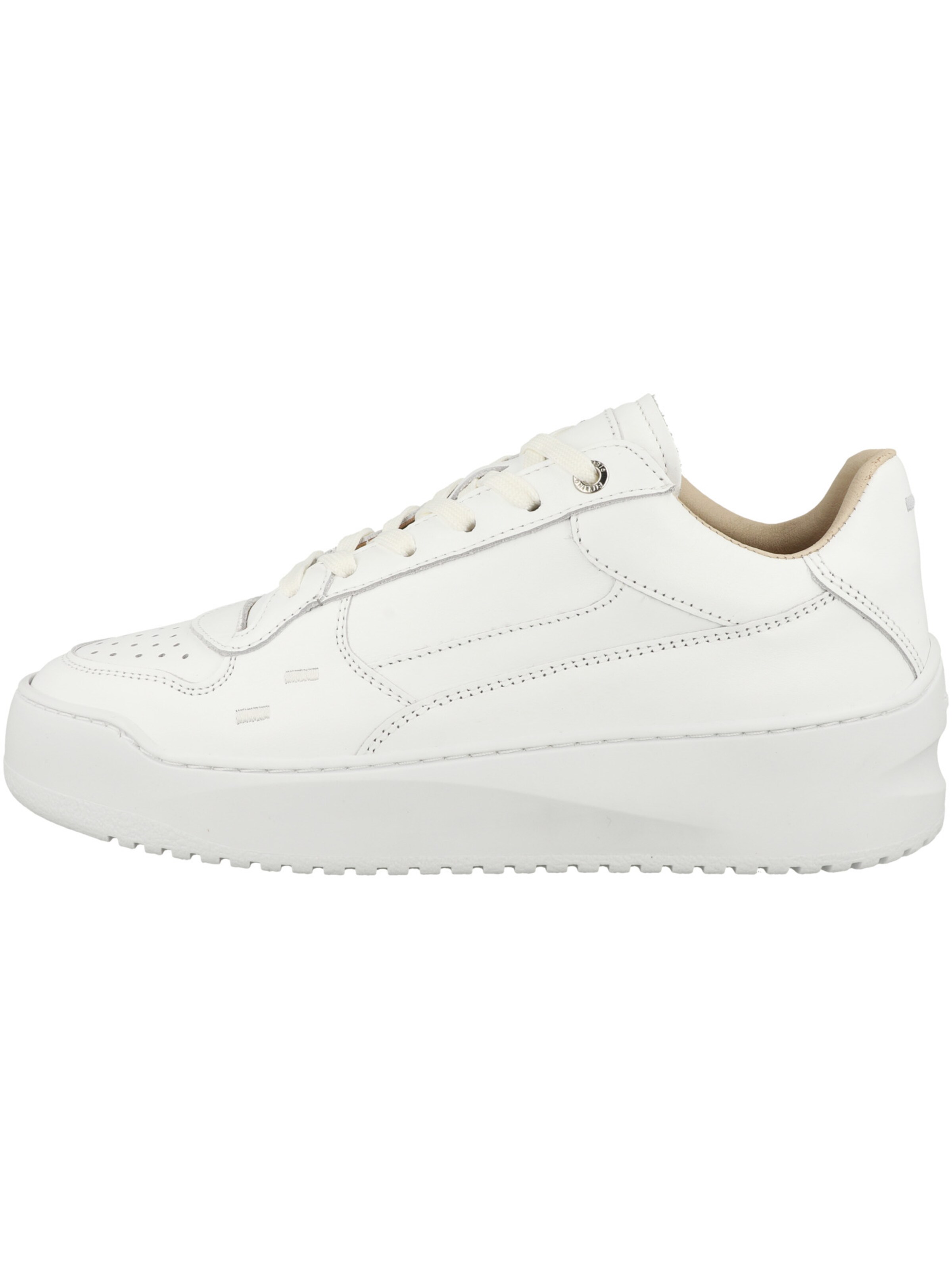 Filling Pieces Platform trainers in White