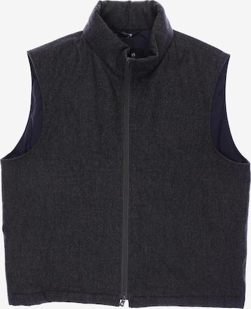 BOSS Black Vest in M-L in Grey: front