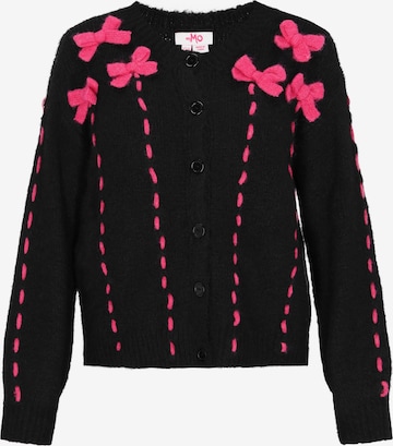 MYMO Oversize kardigán - Čierna: predná strana