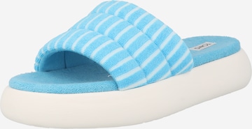 TOMS Mules 'ALPARGATA MALLOW SLIDE' in Blue: front