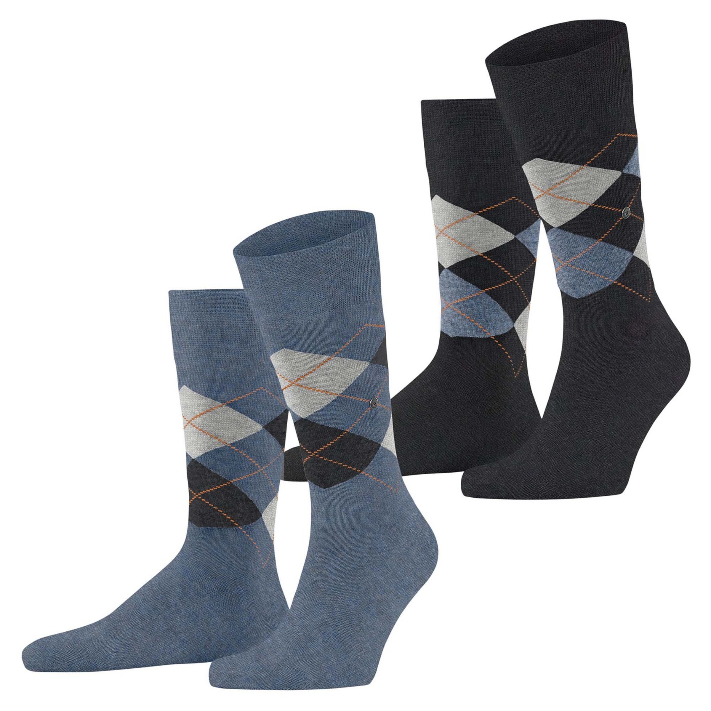 BURLINGTON Sockor i blå: framsida