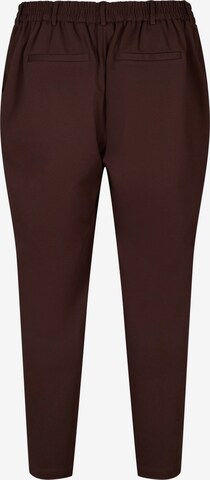 Effilé Pantalon 'JMADDIE' Zizzi en marron