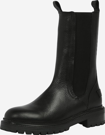 SHABBIES AMSTERDAM Chelsea Boots in Schwarz: predná strana