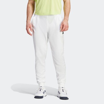 ADIDAS PERFORMANCE Regular Sporthose 'Pro ' in Weiß: Vorderseite