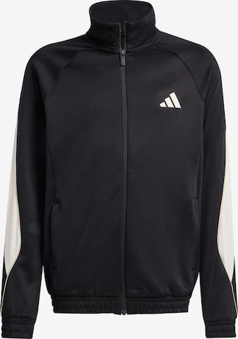 ADIDAS SPORTSWEAR Спортно яке 'Stadium' в черно: отпред